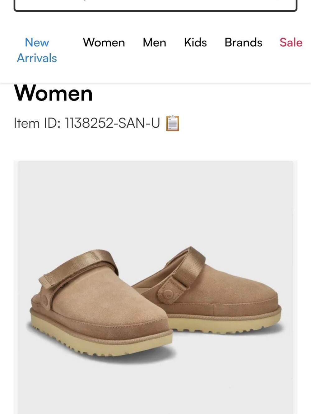 UGG  Slip-On Clogs with Adjustable Strap